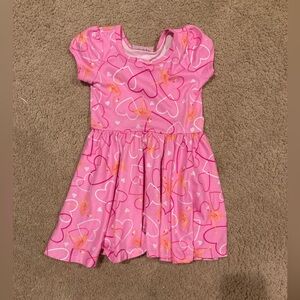 DotDot Smile Pink Heart Kids Dress